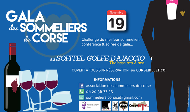 Gala des Sommeliers de CORSE Novembre 2016