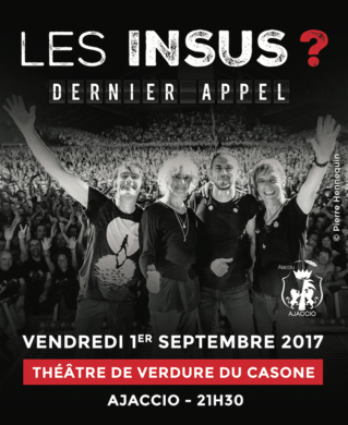 Les Insus en concert à AJACCIO septembre 2017 Les Insus en concert à AJACCIO septembre 2017