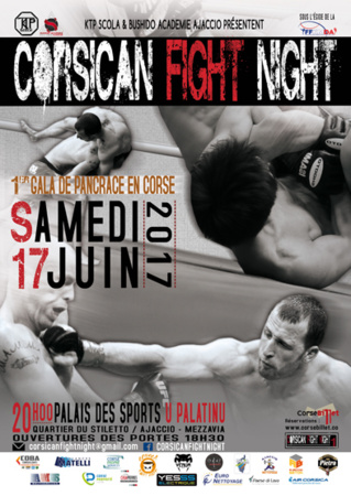 CORSICAN FIGHT NIGHT 1 (CFN 1) juin 2017 CORSICAN FIGHT NIGHT 1 (CFN 1) juin 2017