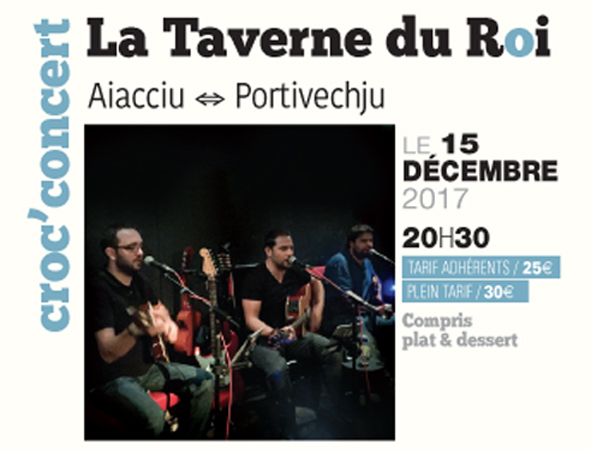 Scenina Croc’concert La Taverne du Roi ( Aiacciu - Portivechju ) décembre 2017