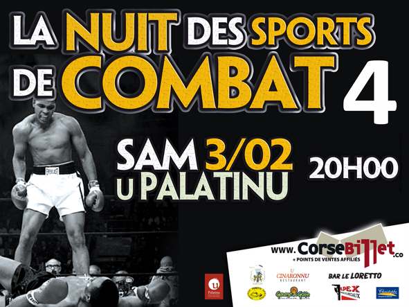 La Nuit des sports de combat IV fevrier 2018