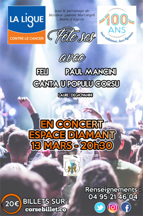 Concert au profit de la Ligue contre le Cancer Mars 2018