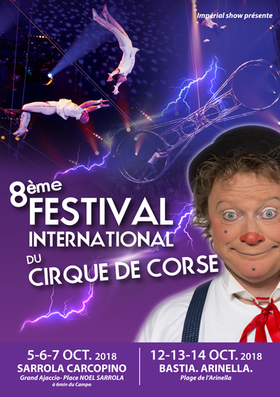 8° Festival international du Cirque de Corse Octobre 2018