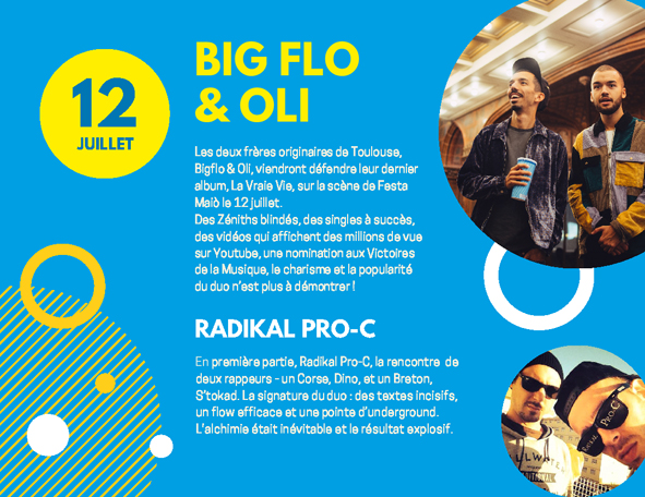 Fiesta MAIO - Bigflo & Oli Juillet 2019