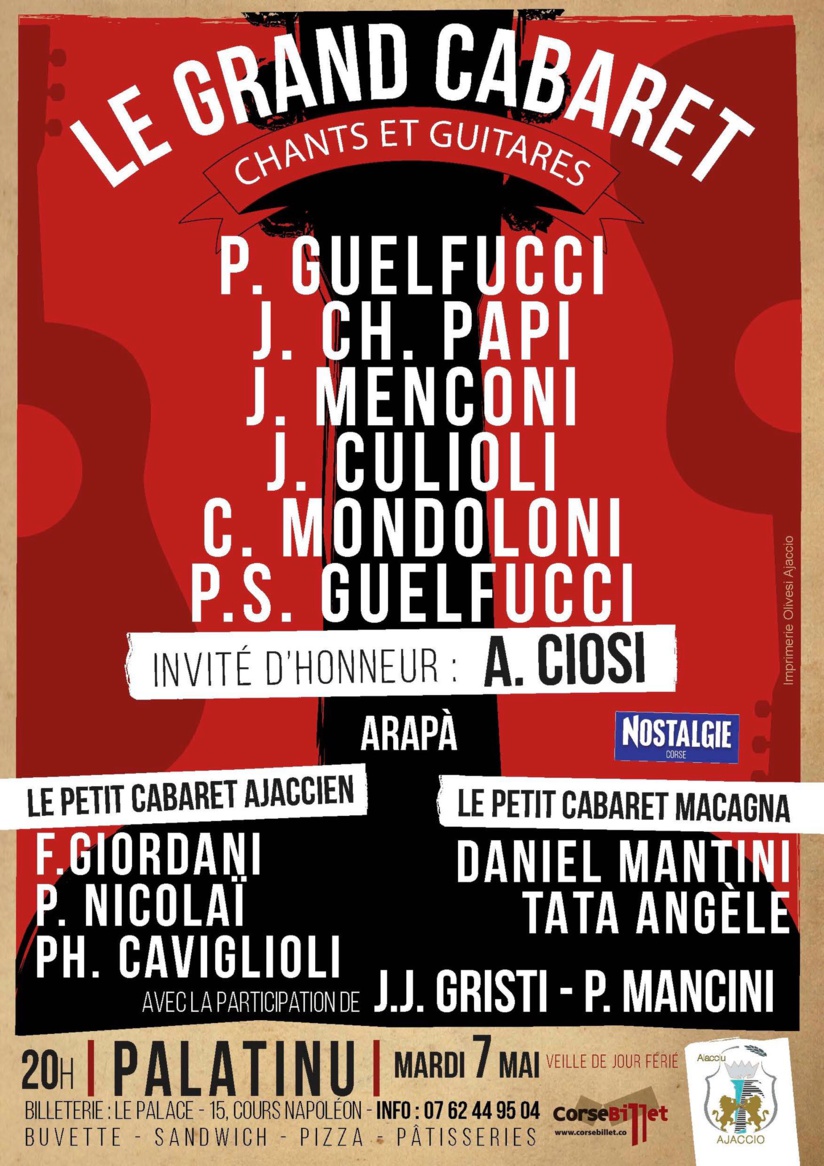 Le Grand Cabaret - Chants et guitares mai 2019 Le Grand Cabaret - Chants et guitares mai 2019