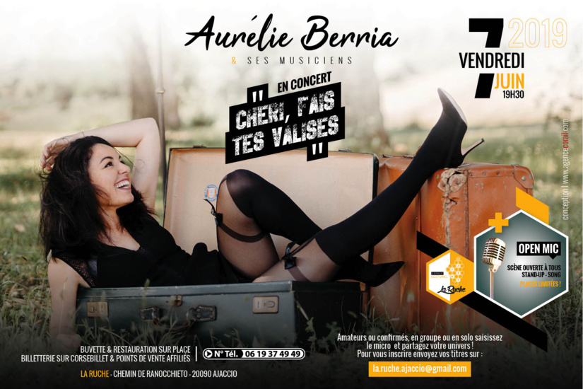 Aurélie Berria - "Chéri, fais tes valises" juin 2019