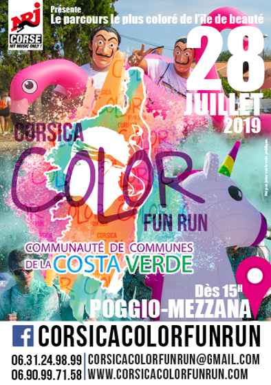 Corsica Color Fun Run Juillet 2019