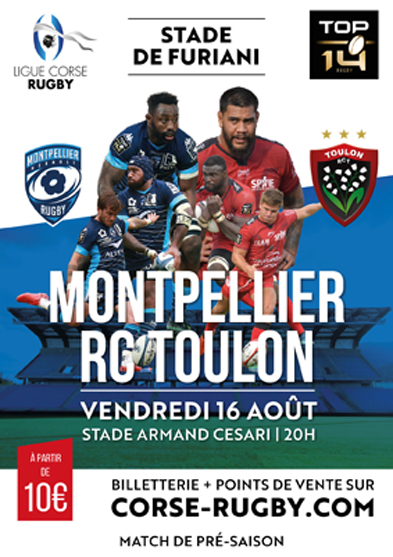 Montpellier / RC Toulon Aout 2019