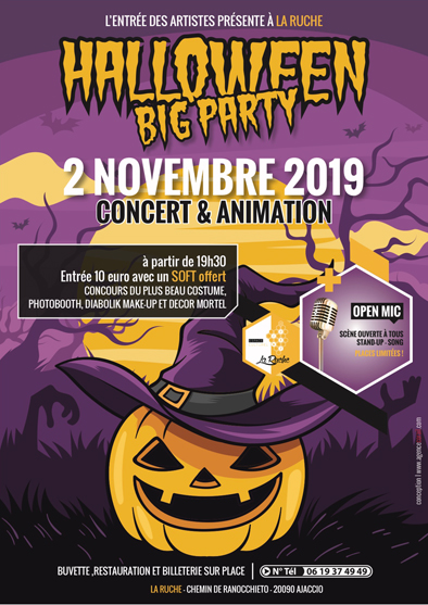 « Halloween Big Party » Samedi 2 Novembre