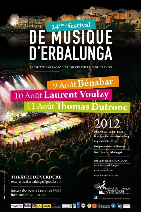 24° Festival de musique d'Erbalunga Aout 2012