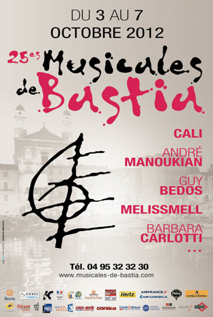 25es MUSICALES DE BASTIA Octobre 2012
