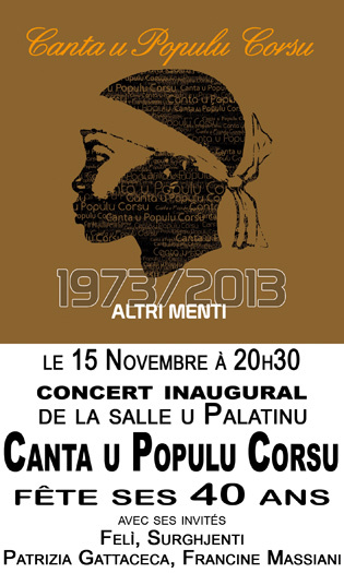 Canta U Populu Corsu Novembre 2013