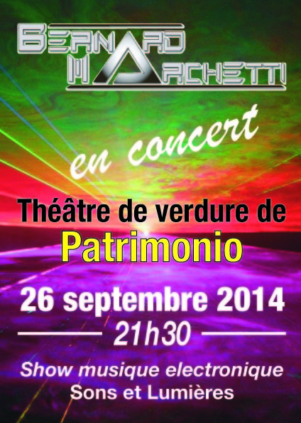 Bernard MARCHETTI en concert Septembre 2014