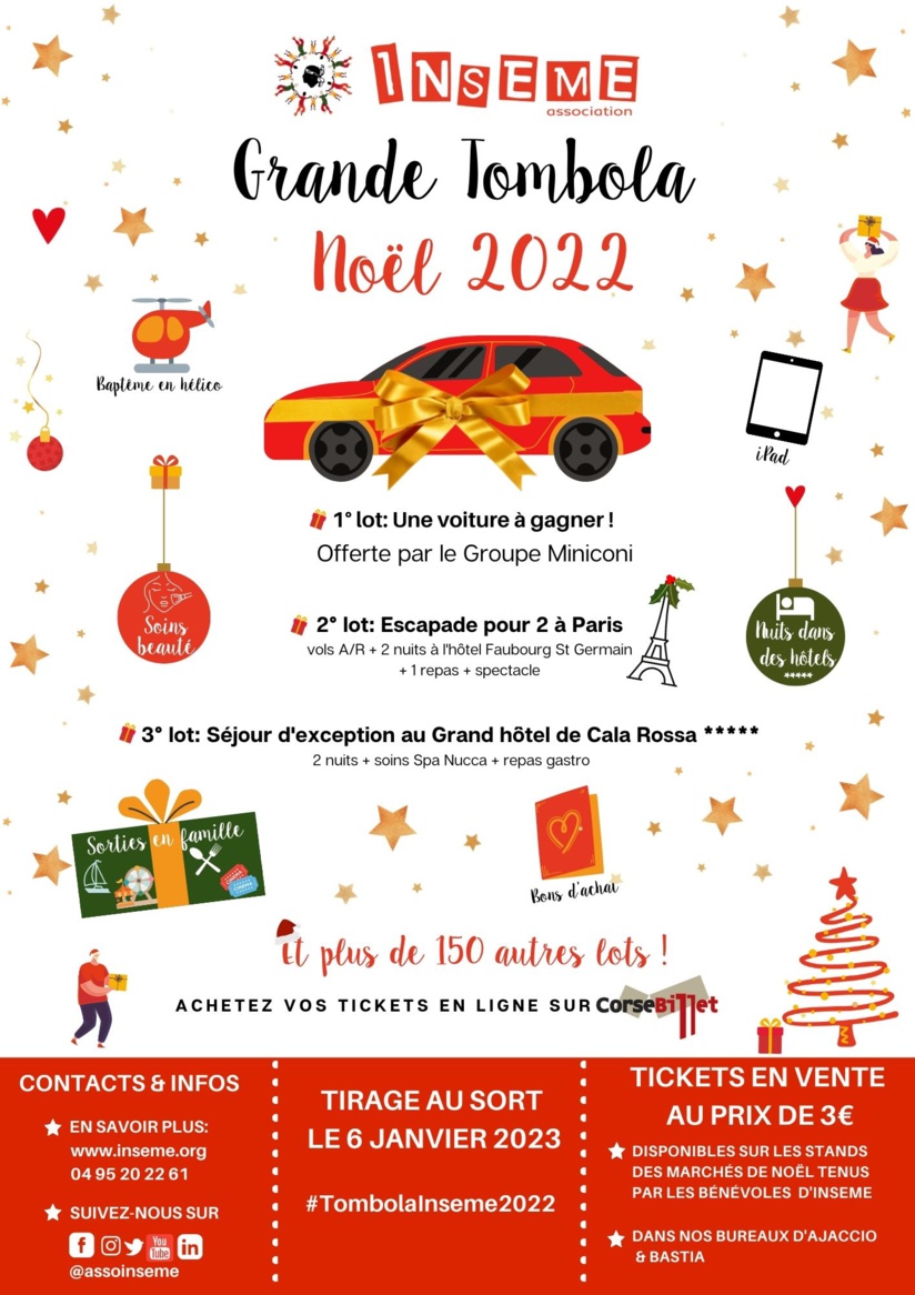 Asso Inseme La Tombola de Noel 2022