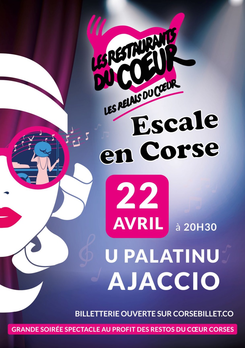 Le spectacle des Restos du Coeur - Escale en Corse Le spectacle des Restos du Coeur - Escale en Corse