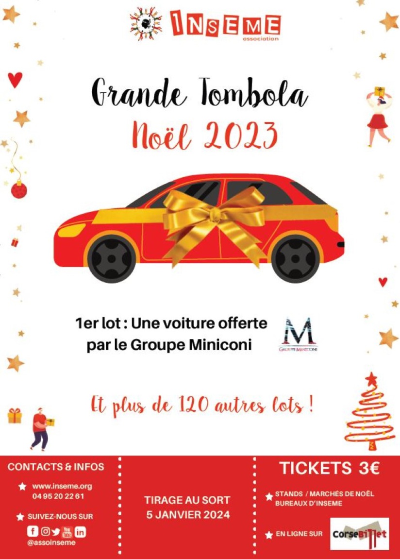 Asso Inseme La Tombola de 2023 Asso Inseme La Tombola de 2023