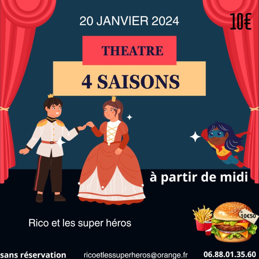Théâtre des 4 Saisons chez Rico & Les S H - Furiani Théâtre des 4 Saisons chez Rico & Les S H - Furiani