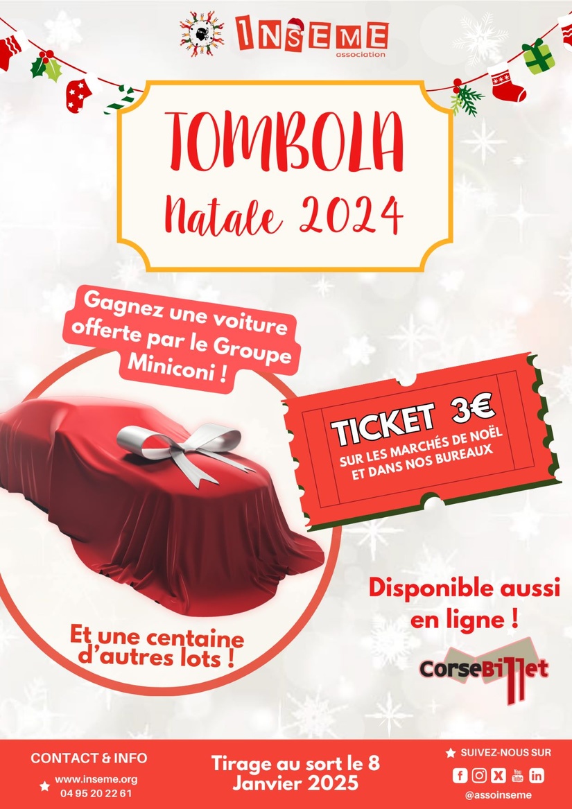 Asso Inseme La Tombola de 2024 Asso Inseme La Tombola de 2024