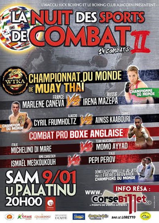 La Nuit des sports de combat Round 2 JANVIER 2016