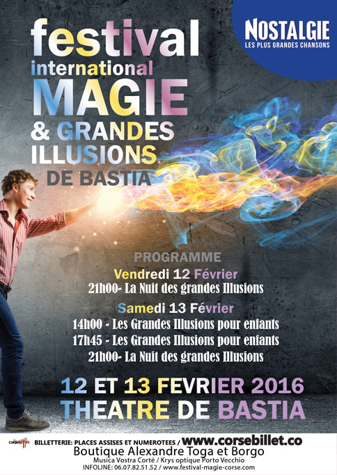 Festival de Magie de BASTIA FEVRIER 2016