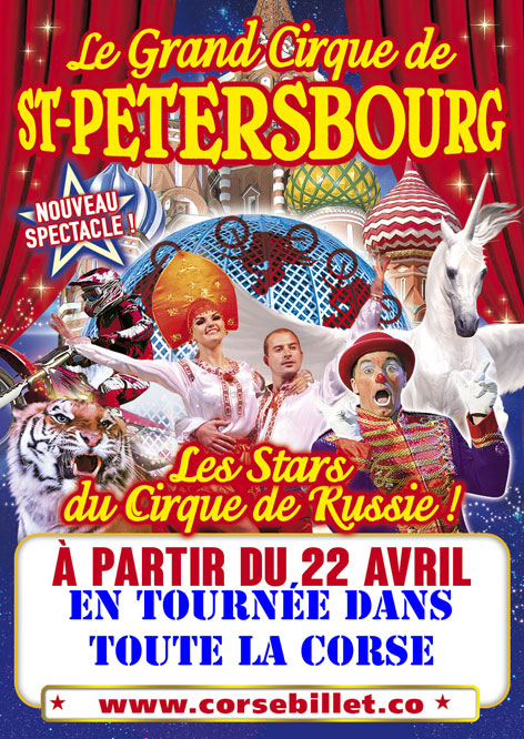 Le Grand Cirque de St PETERSBOURG Avril / mai 2016