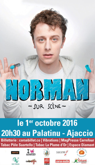 Norman sur scène octobre 2016 Norman sur scène octobre 2016