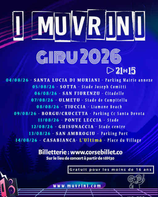 I Muvrini - « NULU 33 U GIRU 2026 » I Muvrini - « NULU 33 U GIRU 2026 »