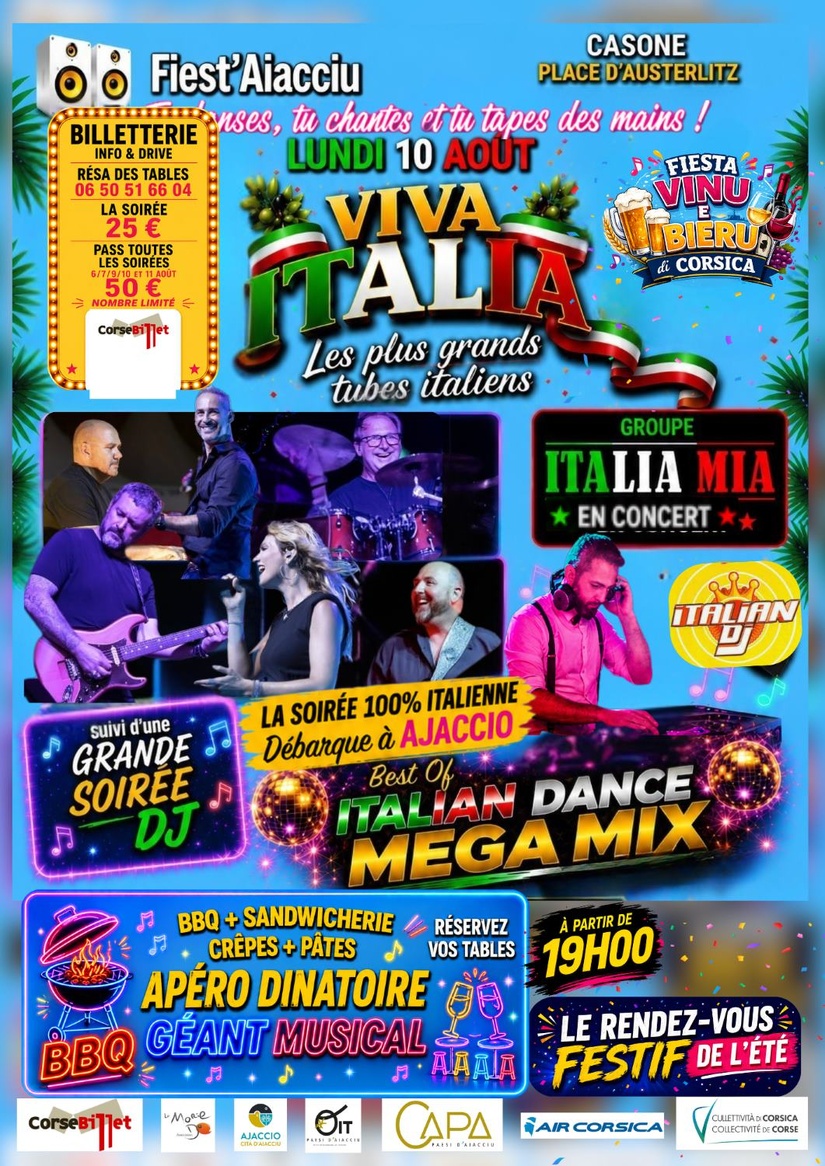Soirée Viva Italia  - AIACCIU