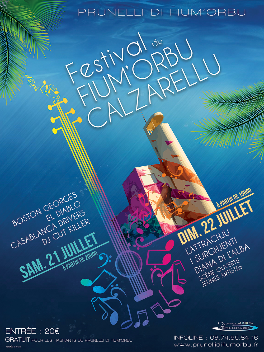 Festival du Fium’Orbu CALZARELLU juillet 2018