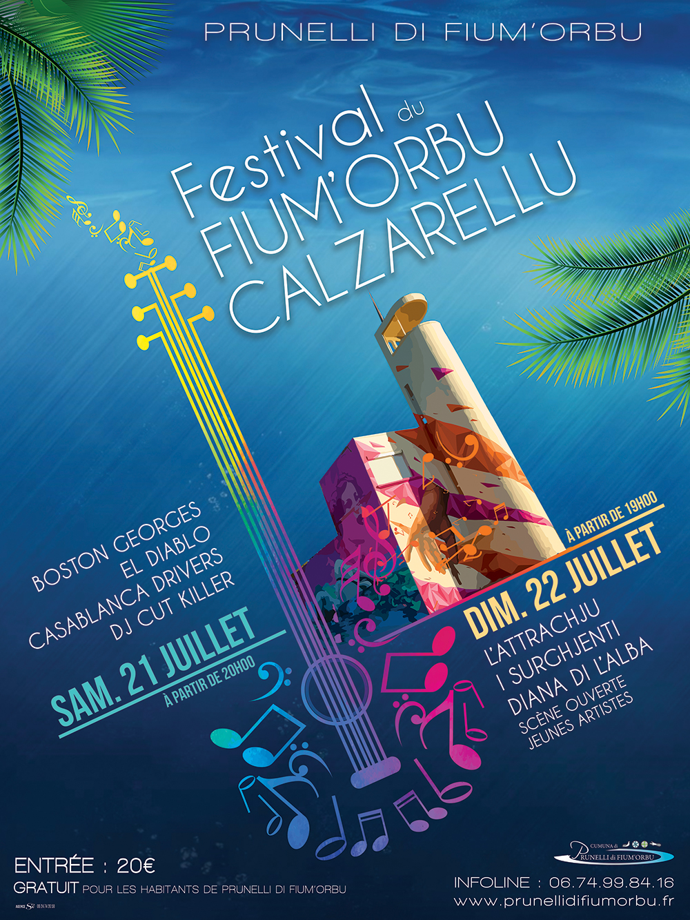 Festival du Fium’Orbu CALZARELLU juillet 2018