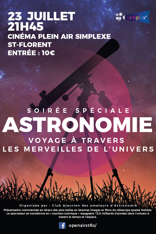 Voyage à travers les merveilles de l’univers juillet 2018
