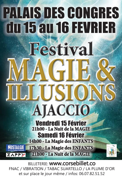 Festival de magie et grandes llusions d'ajaccio fevrier 2019