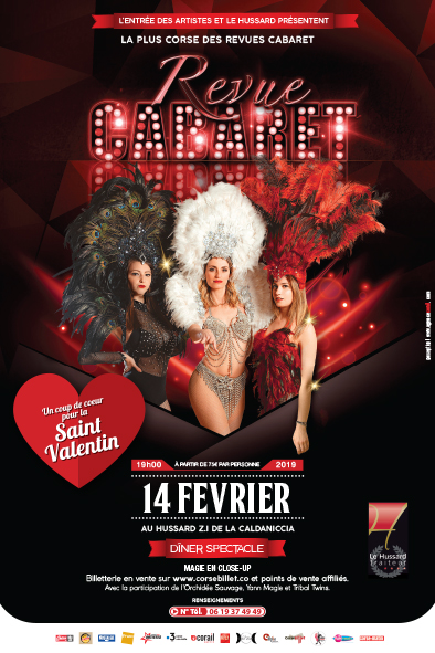 La Revue Cabaret - Spécial St Valentin fevrier 2019