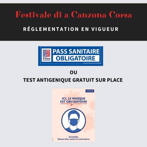 Festivale di a Canzona Corsa Soirée de clôture - Le 16 août Festivale di a Canzona Corsa Soirée de clôture - Le 16 août