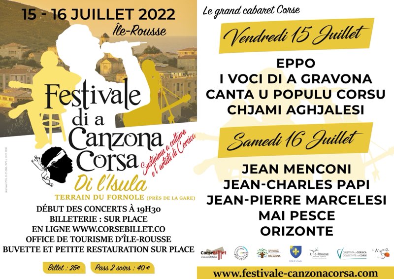 Festivale di a Canzona Corsa 2022 - l'isula Rossa