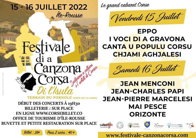 Festivale di a Canzona Corsa 2022 - l'isula Rossa