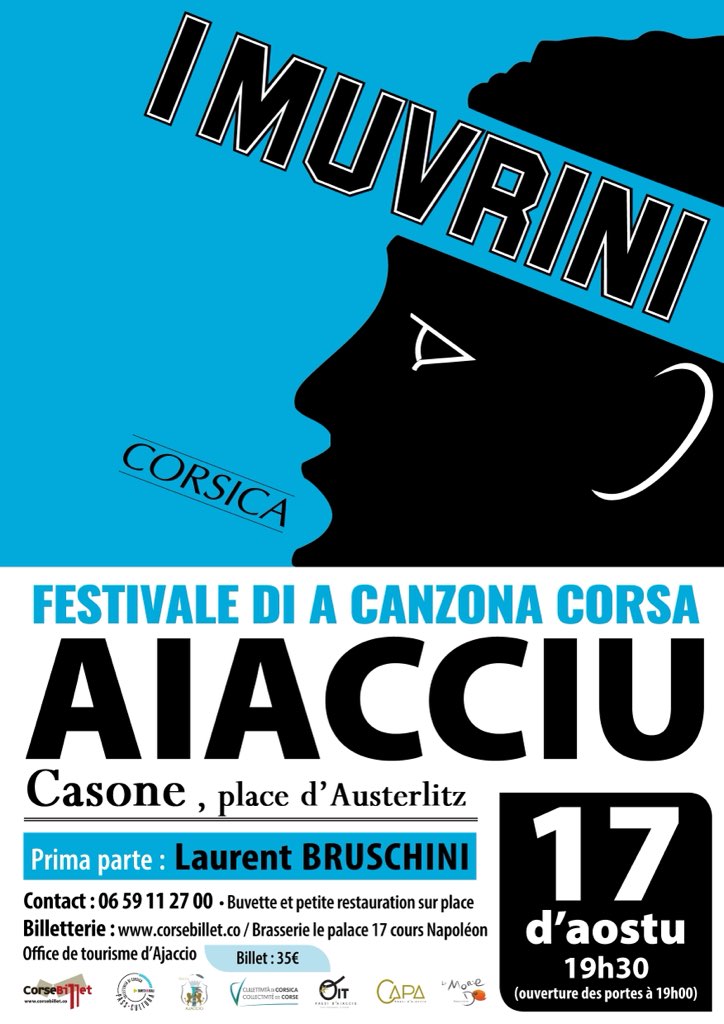 Festivale di a Canzona Corsa 2022 - I Muvrini -  AIACCIU