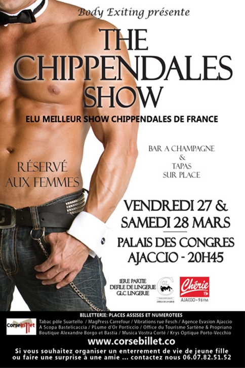 The chippendales Show Mars 2015