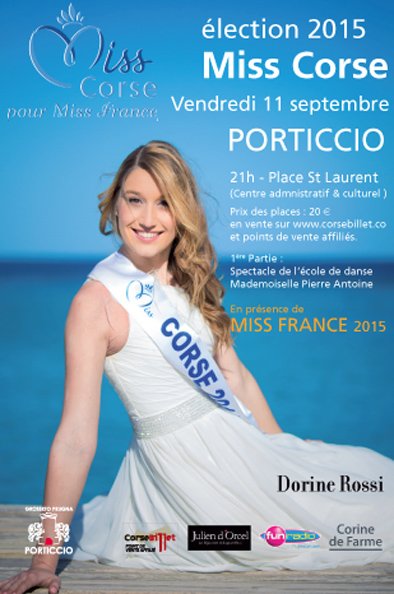 Election Miss CORSE 2015 SEPTEMBRE 2015