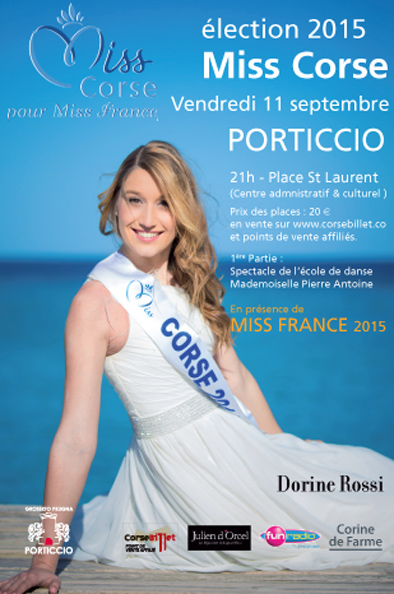Election Miss CORSE 2015 SEPTEMBRE 2015 Election Miss CORSE 2015 SEPTEMBRE 2015
