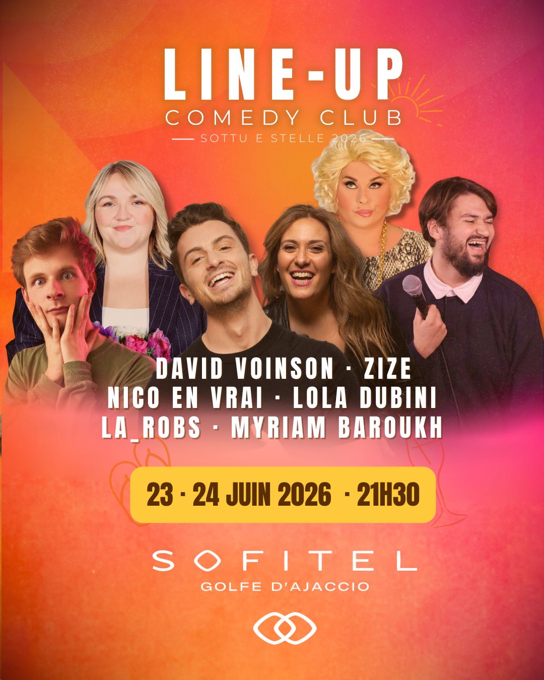 Line Up Comedy Club au Sofitel