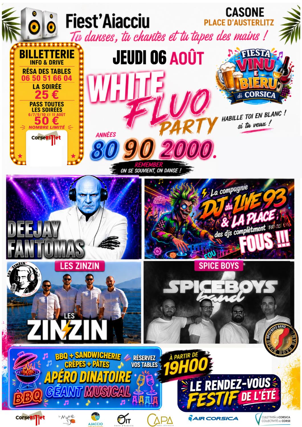 White Fluo Party - AIACCIU