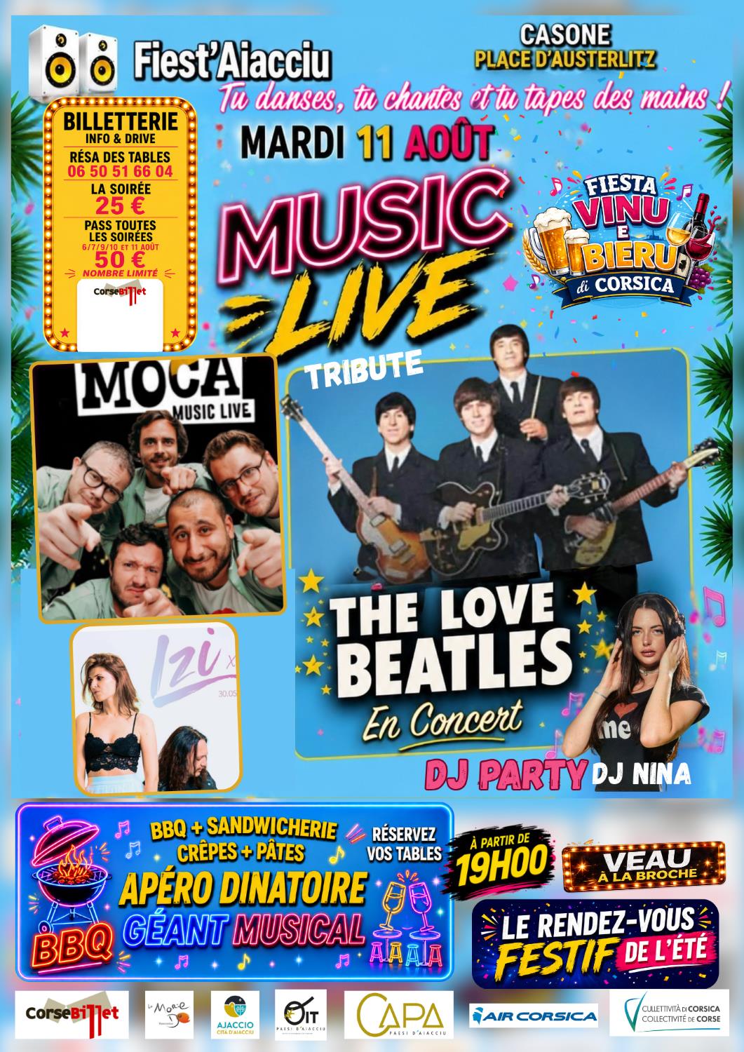 Music Live Moca & The Love Beatles - AIACCIU