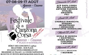 Festivale di a Canzona Corsa 2022 - AIACCIU