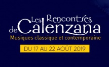 Les Rencontres Musicales de Calenzana 2019